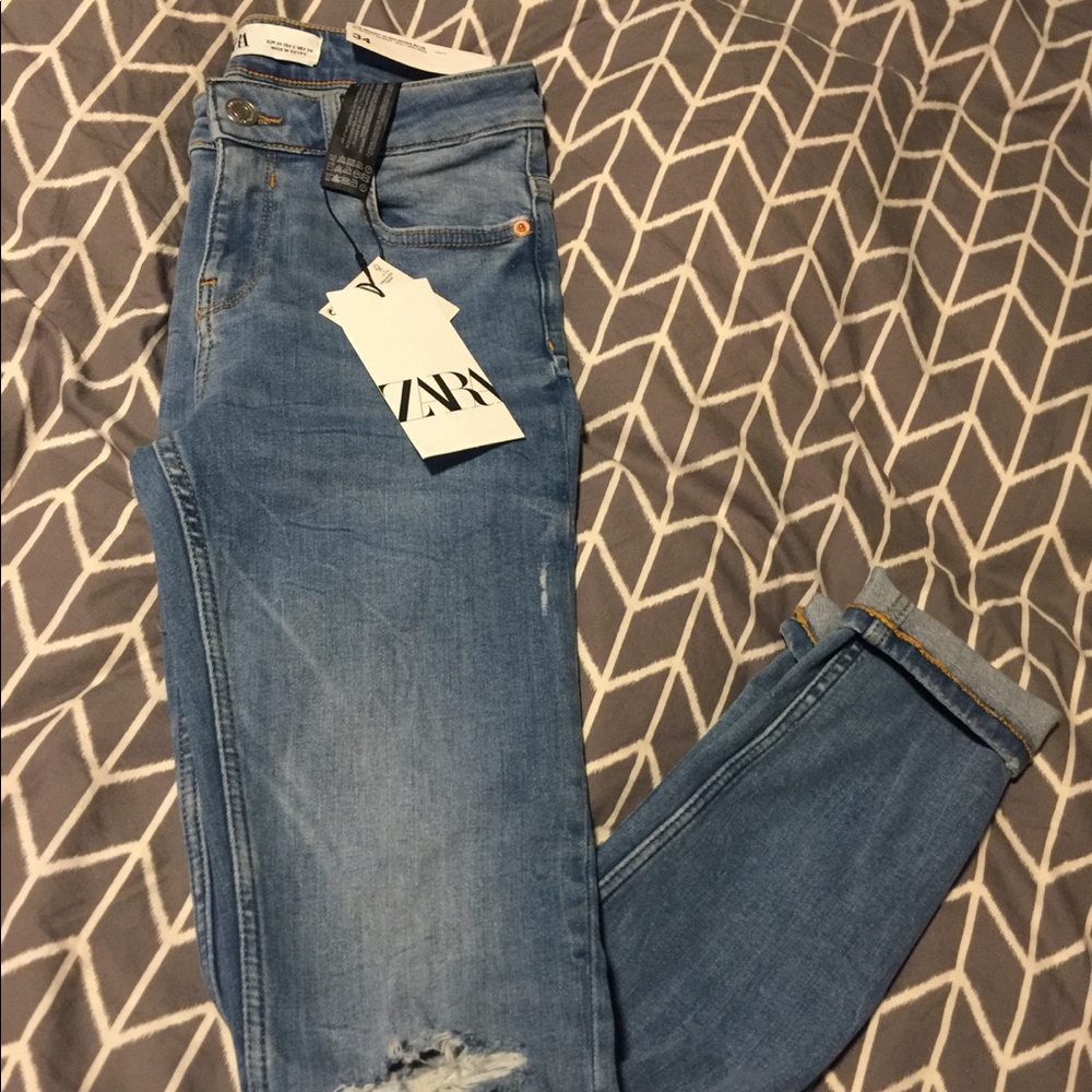 NWT ZARA SKINNY STRETCH JEANS❤️ vintage style